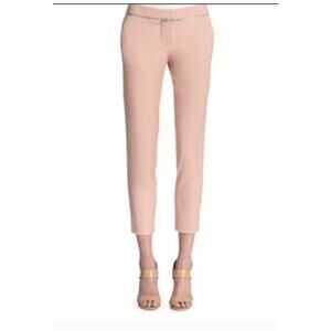 Rebecca Taylor Zipper‎ Detail Light Pink Trouser Pants Size 8